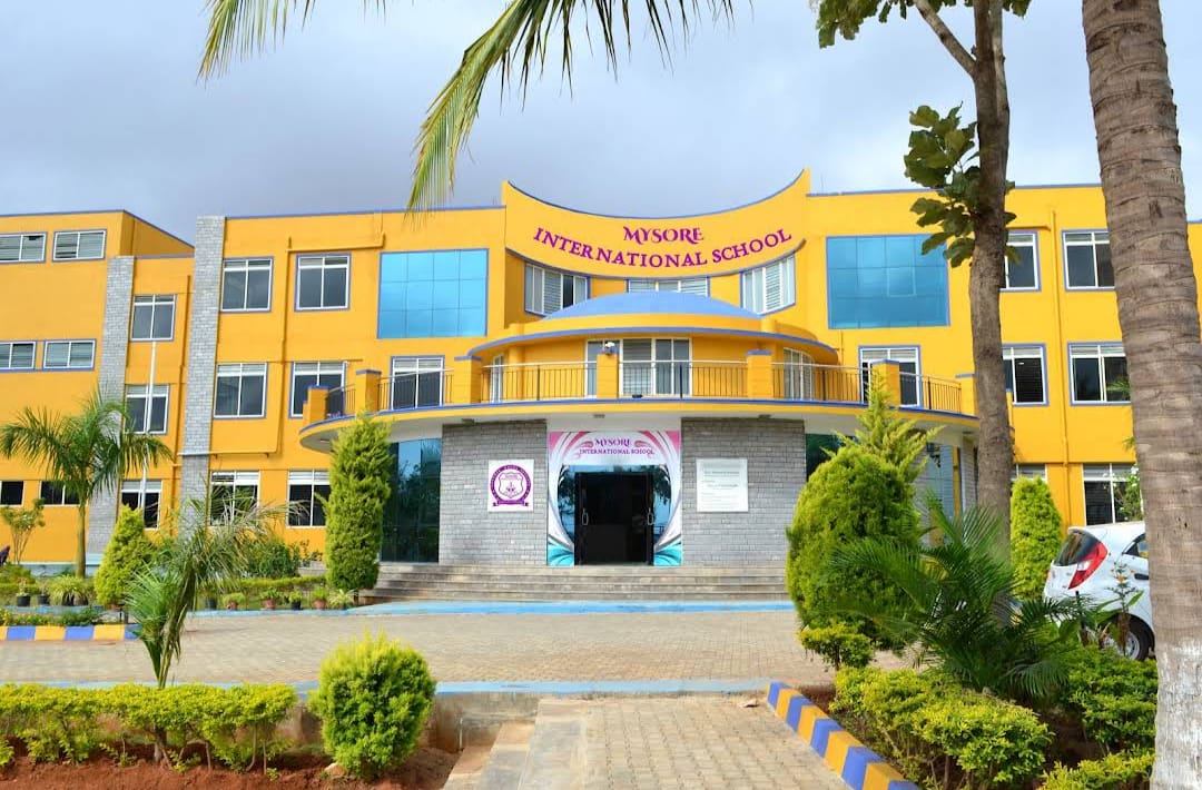 Aerial view of Mysore International School campus
